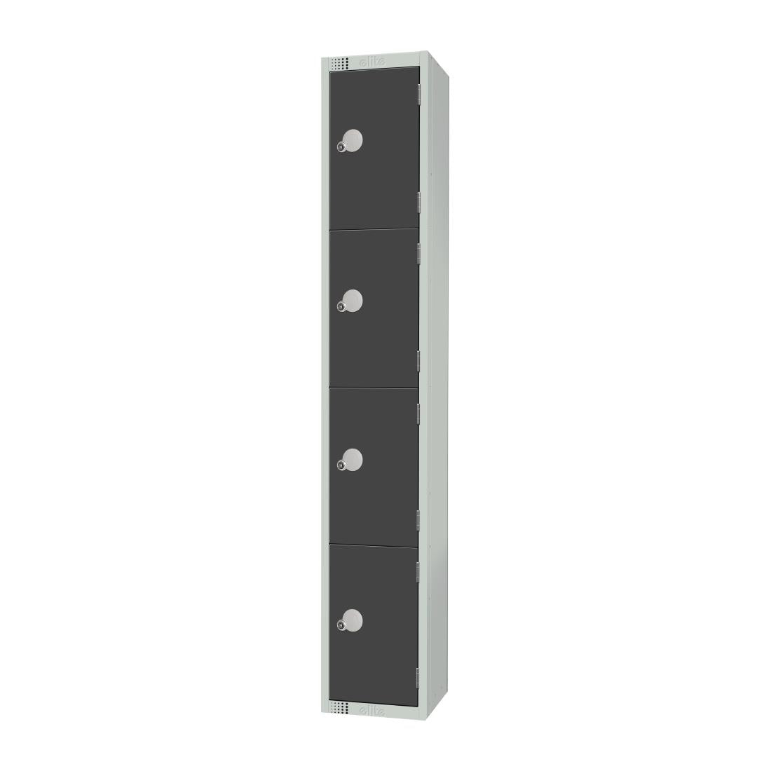 Elite Four Door Electronic Combination Locker Graphite Grey