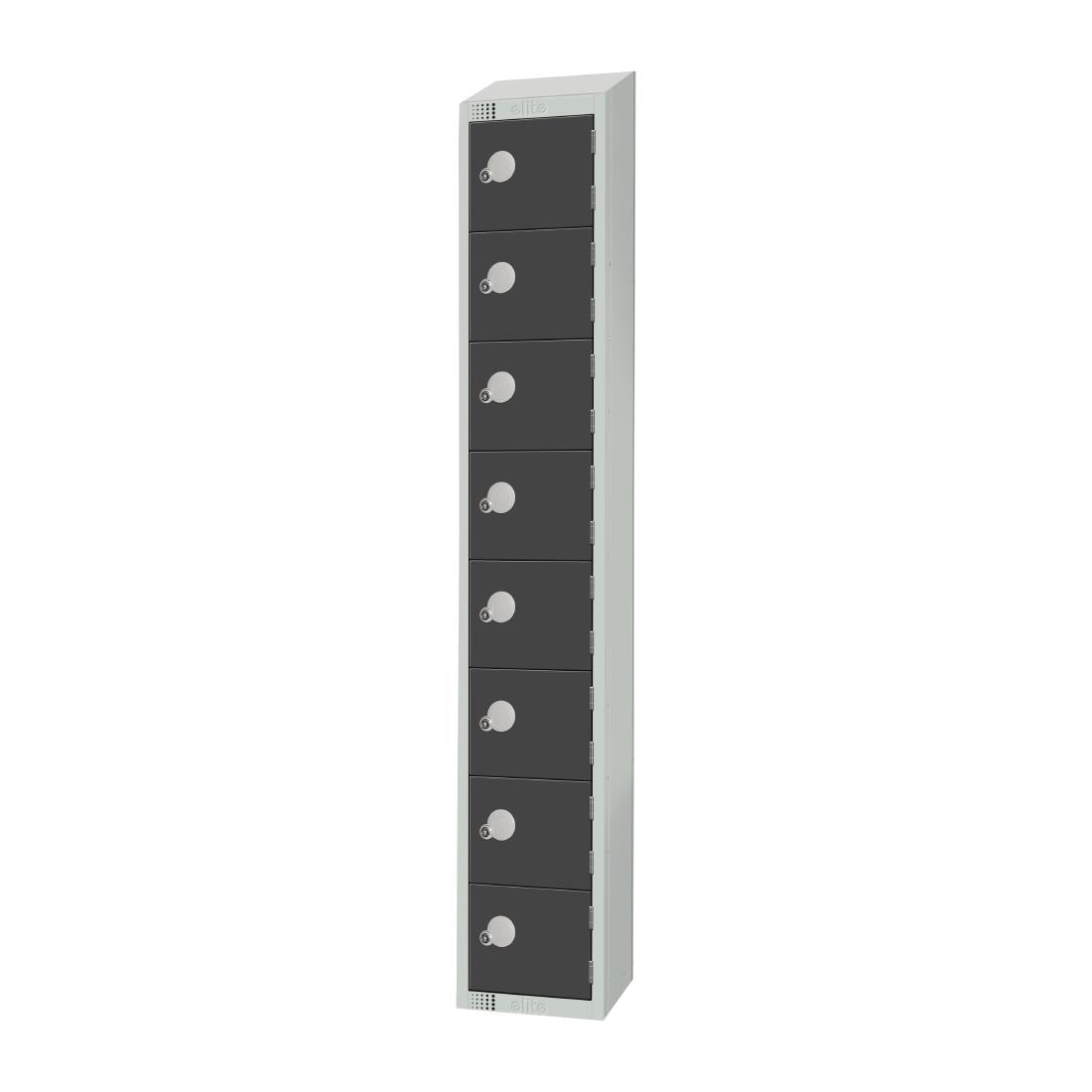 Elite Eight Door Manual Combination Locker Locker Graphite Grey