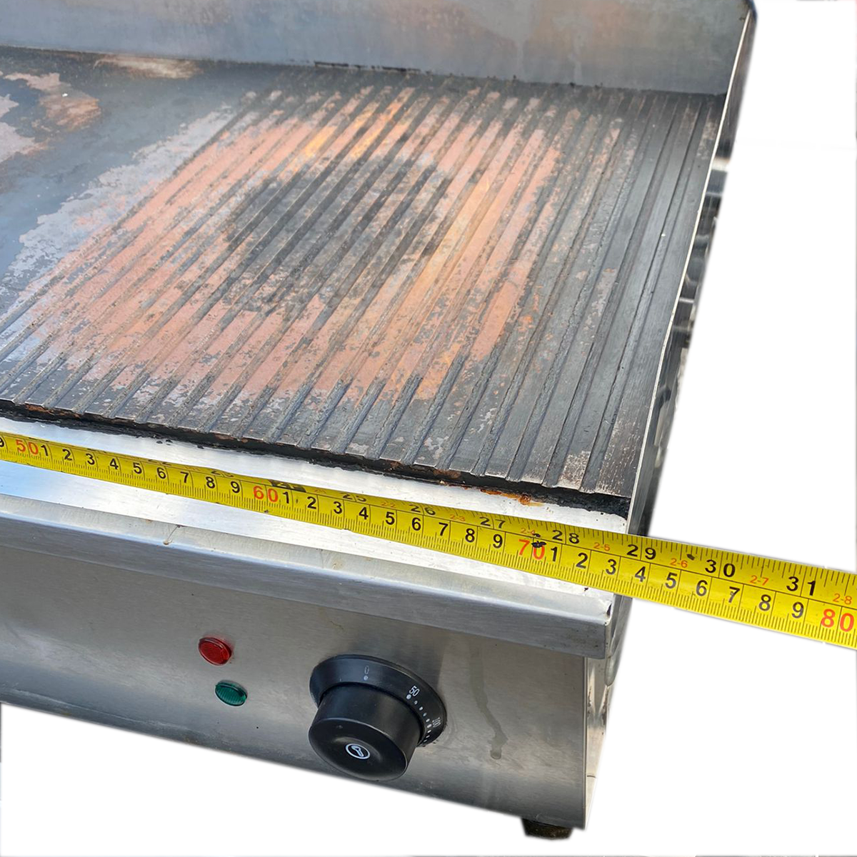Commercial Electric Griddle Half Smooth Half Ribbed 73cm - Used