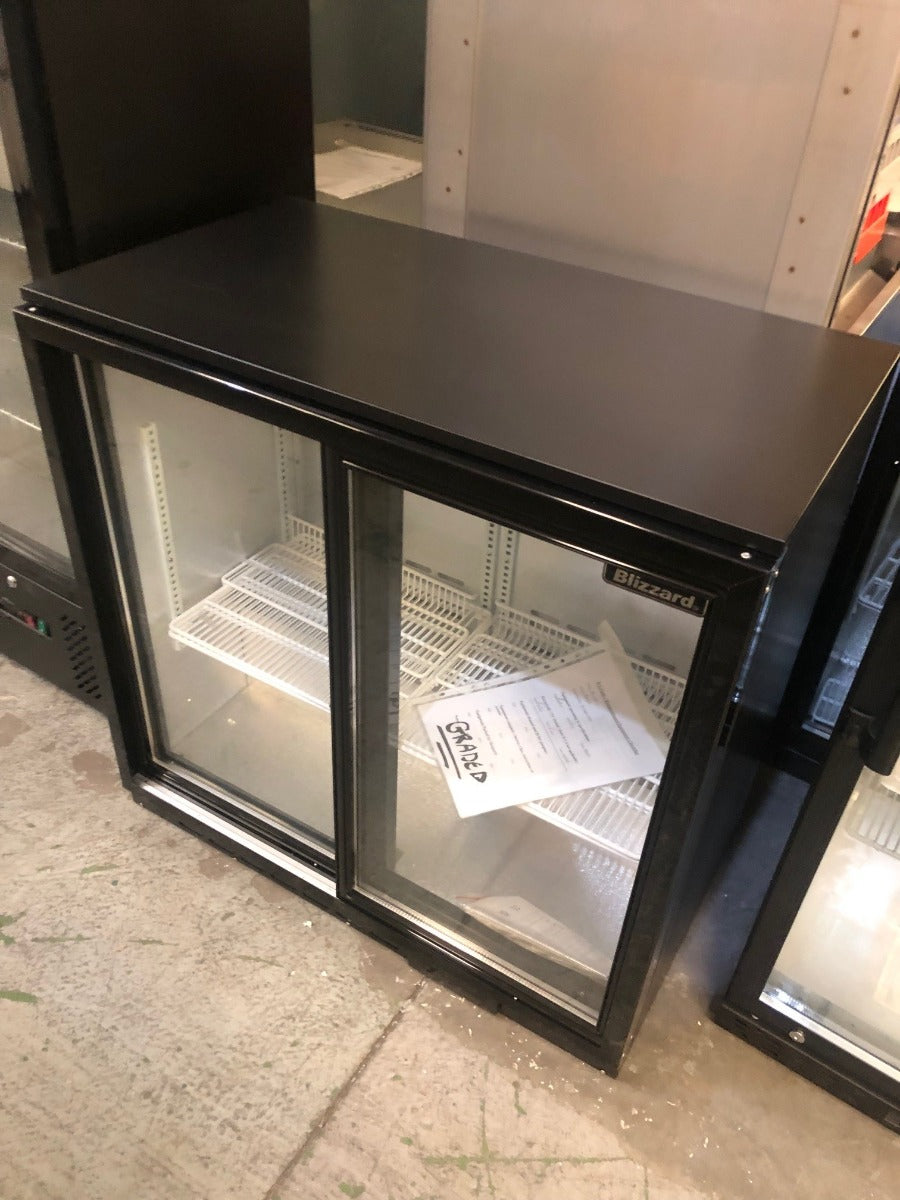 Graded 02015 Double Sliding Glass Door Bottle Cooler