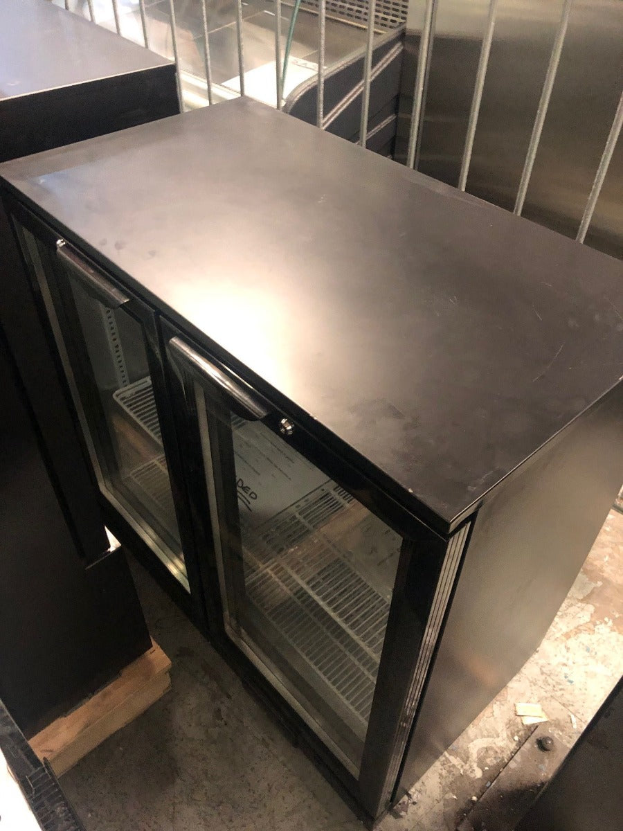 Graded 02046 Low Height Double Hinged Glass Door Bottle Cooler