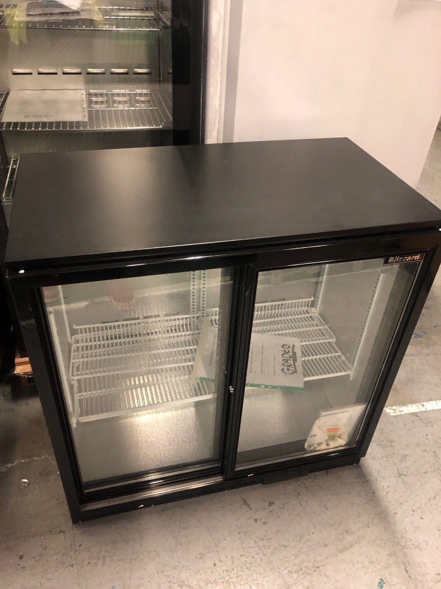 Graded 02014 Double Sliding Glass Door Bottle Cooler