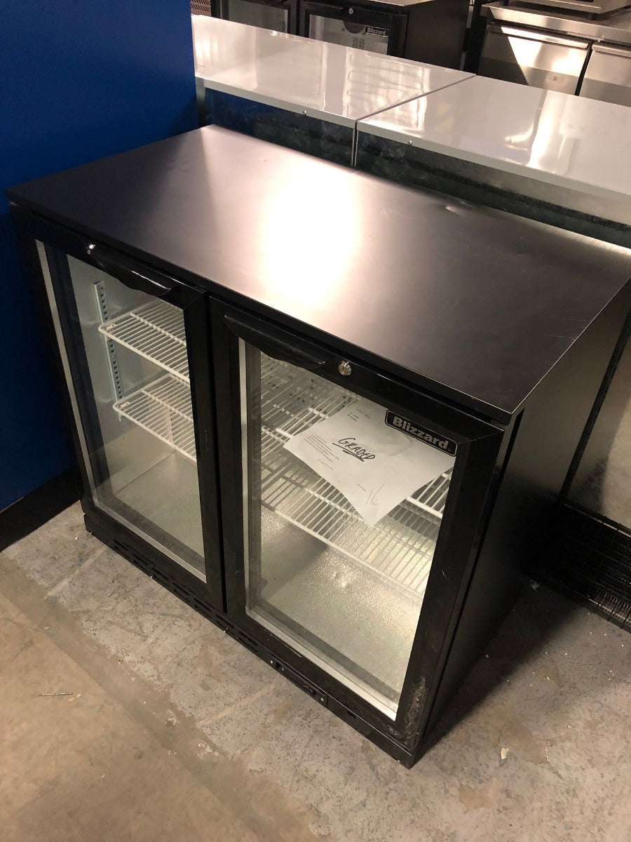 Graded 02135 Low Height Double Hinged Glass Door Bottle Cooler