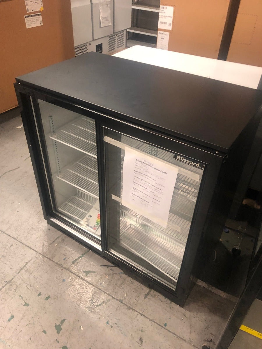 Graded 02110 Double Sliding Glass Door Bottle Cooler