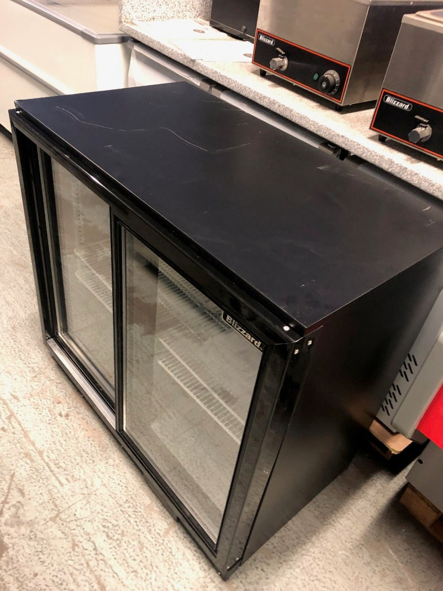 Graded 02122 Low Height Double Sliding Glass Door Bottle Cooler