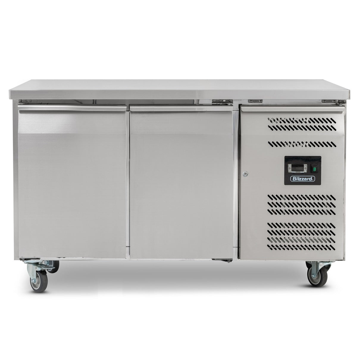 Double Hinged Door Counter Freezer