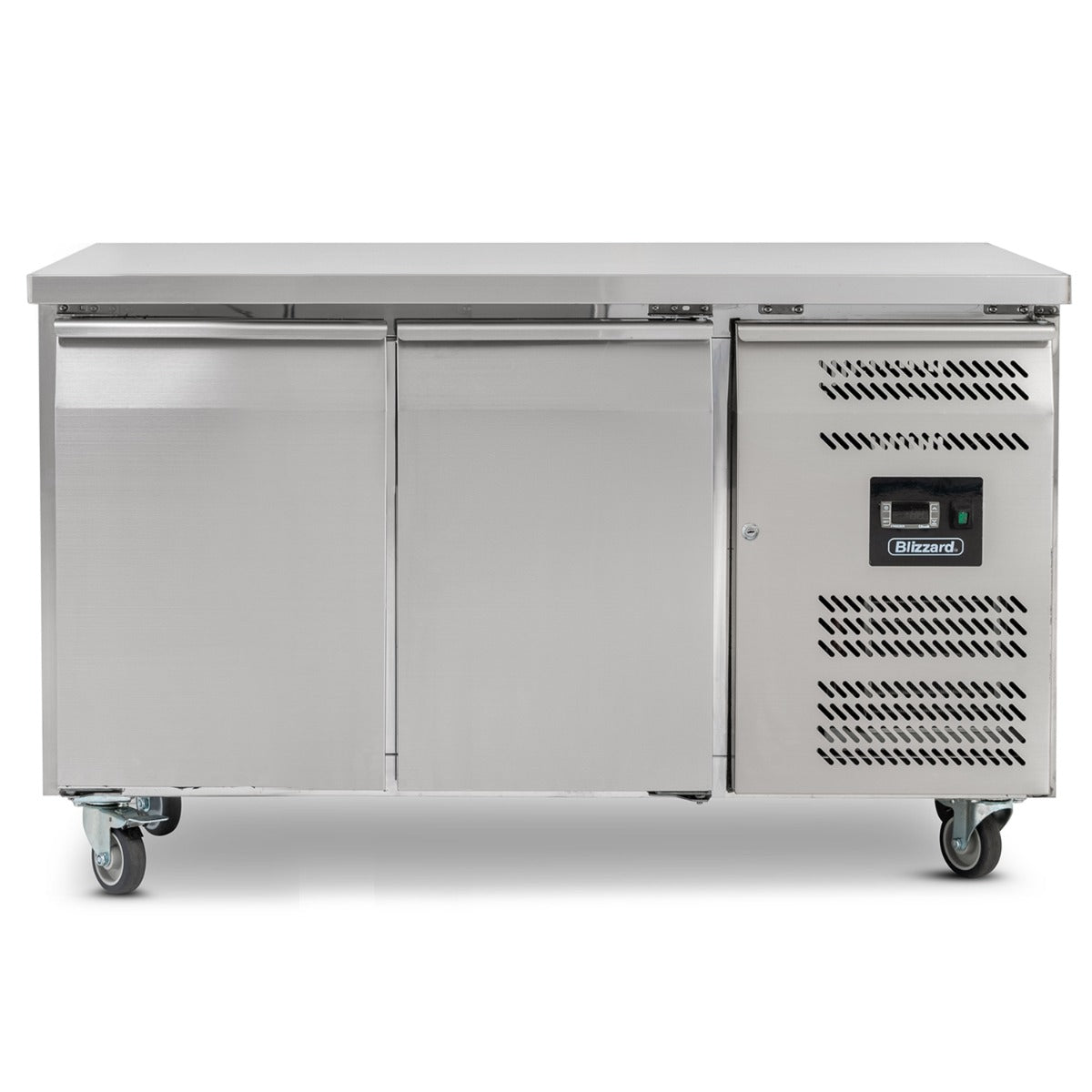 Graded 02164 Double Hinged Door Counter Refrigerator