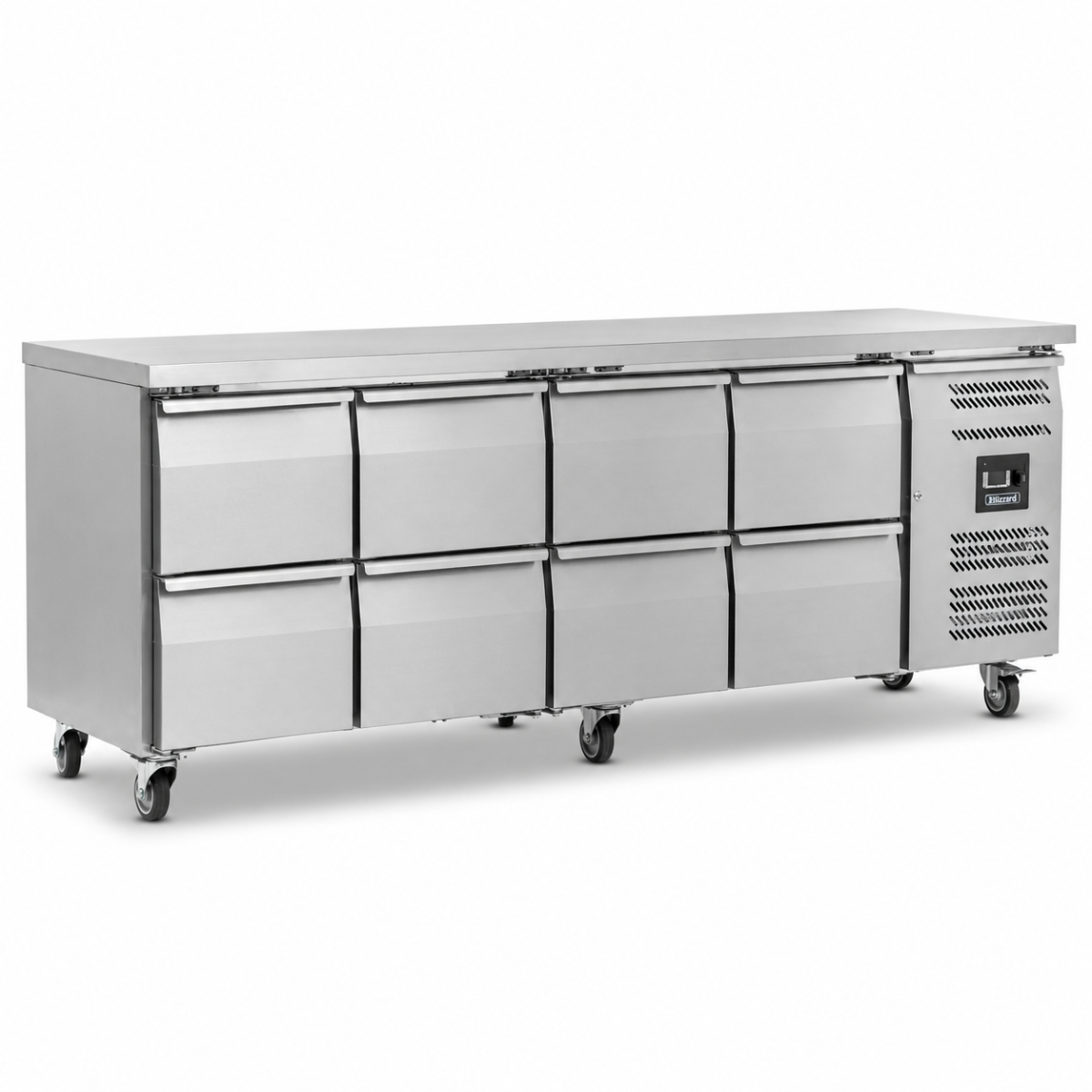 Eight Drawer Counter Refrigerator
