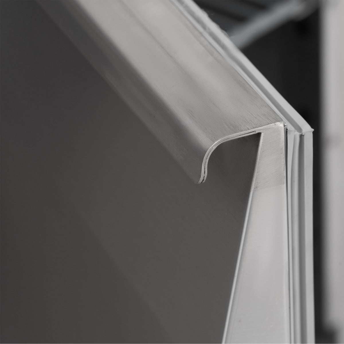 Double Hinged Door Counter Refrigerator With Upstand