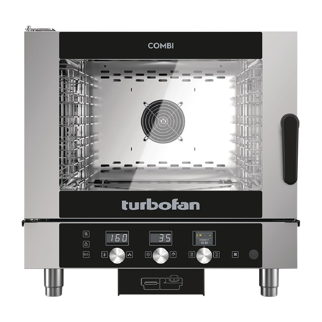 Blue Seal Turbofan Digital Electric Combi Oven 5x 1/1 GN EC40D5