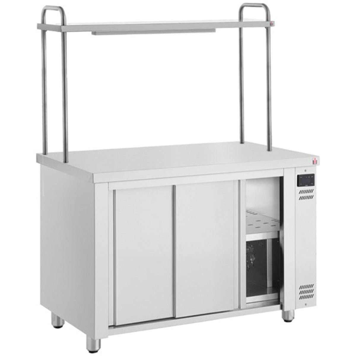 1100mm Hot Cupboard With Single Heated Gantry