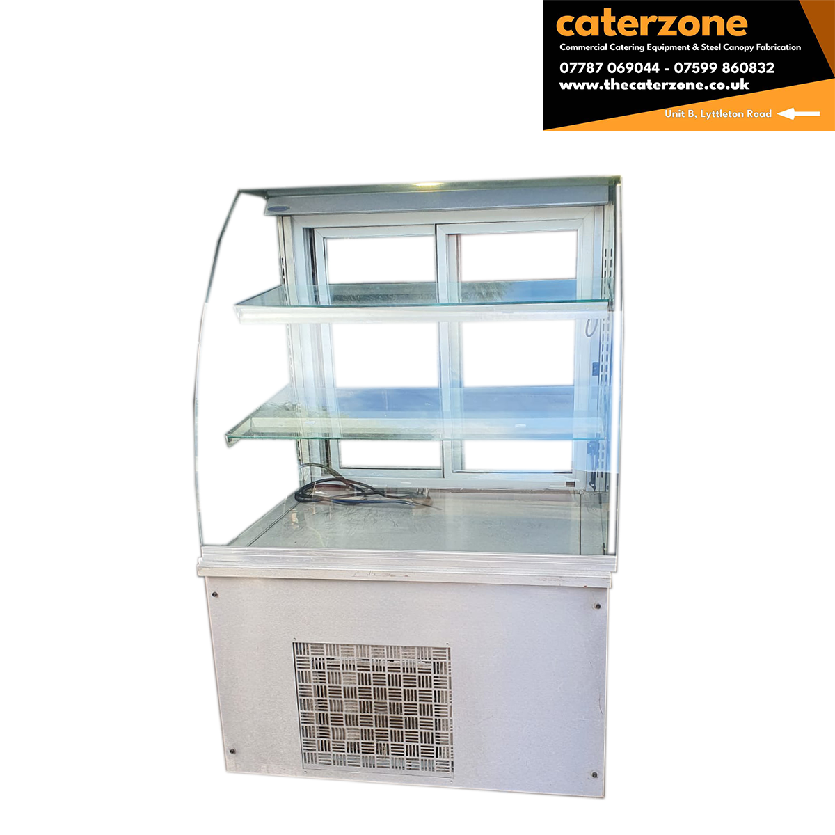 Cake Display Fridge -2 to +10 - 91x75x146 cm - Refurbished