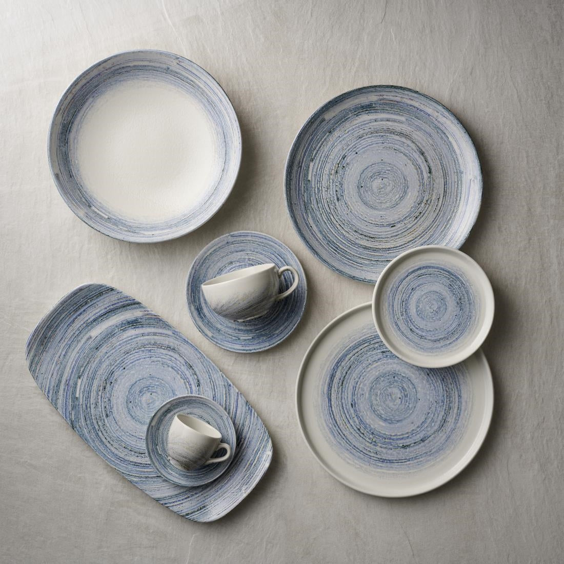Churchill Elements Coast Chef's Oblong Plates 298x153mm (12 Pack)