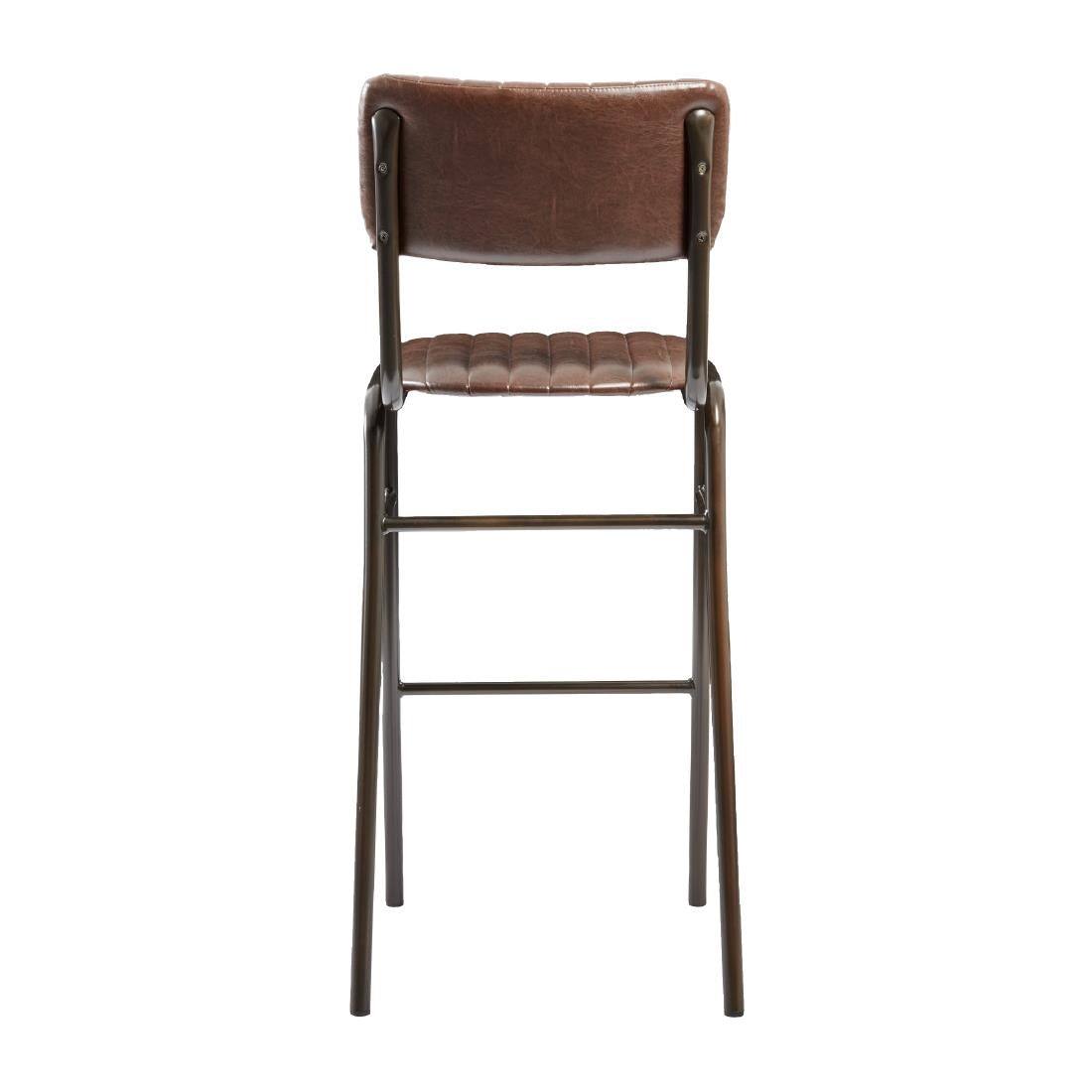 Tavo Stacking Bar Stools Vintage Brown (2 Pack)