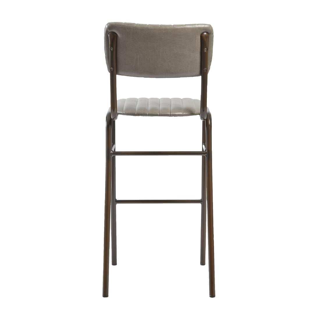 Tavo Stacking Bar Stools Vintage Dark Grey (2 Pack)