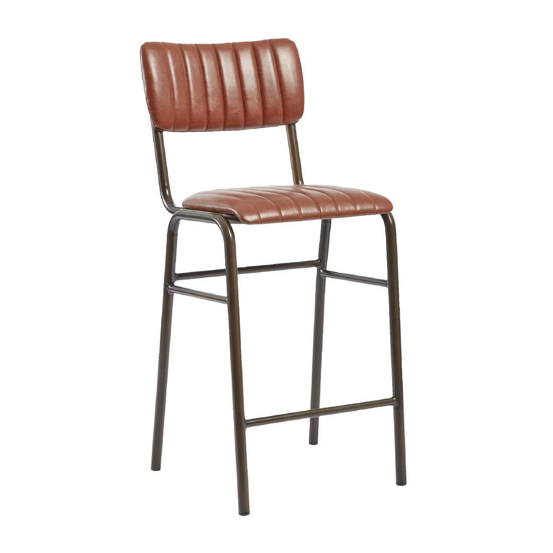 Tavo Stacking Mid Bar Stools Vintage Tan (2 Pack)