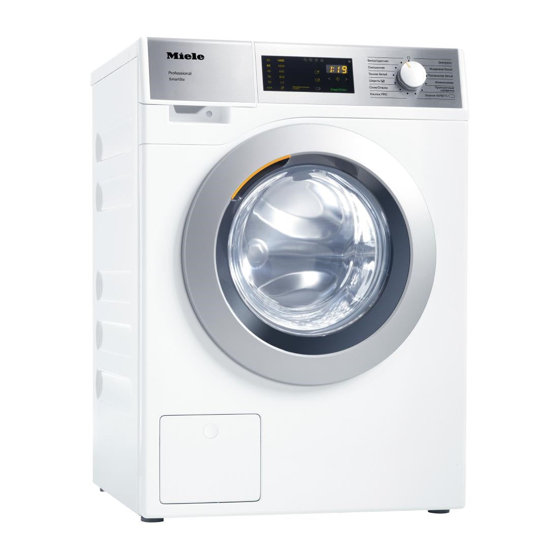 Miele Commercial Evolution Washing Machine White 7kg with Drain Pump 2.5kW. PWM307