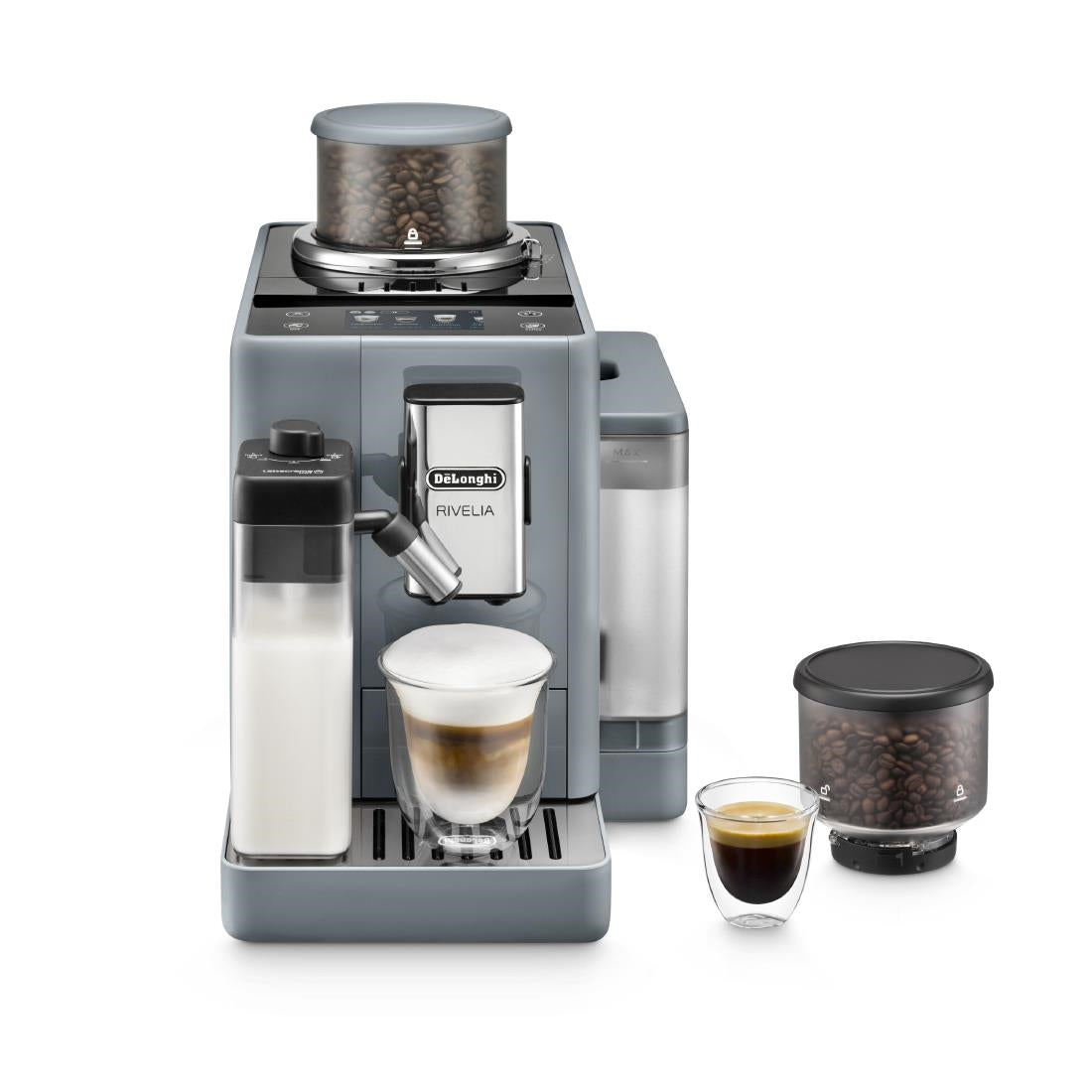 De'Longhi Rivelia Bean to Cup Coffee Machine Grey