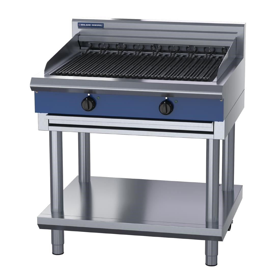 Blue Seal 900mm Electric Chargrill with Leg Stand UKE596D-L