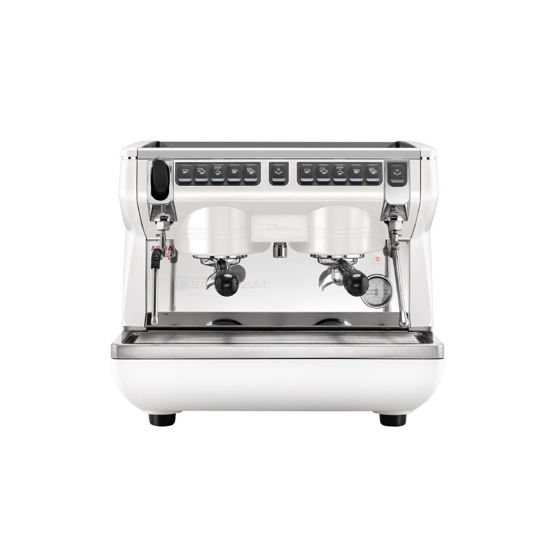 Nuova Simonelli Appia Compact 2 Group Coffee Machine with Autosteam Wand White