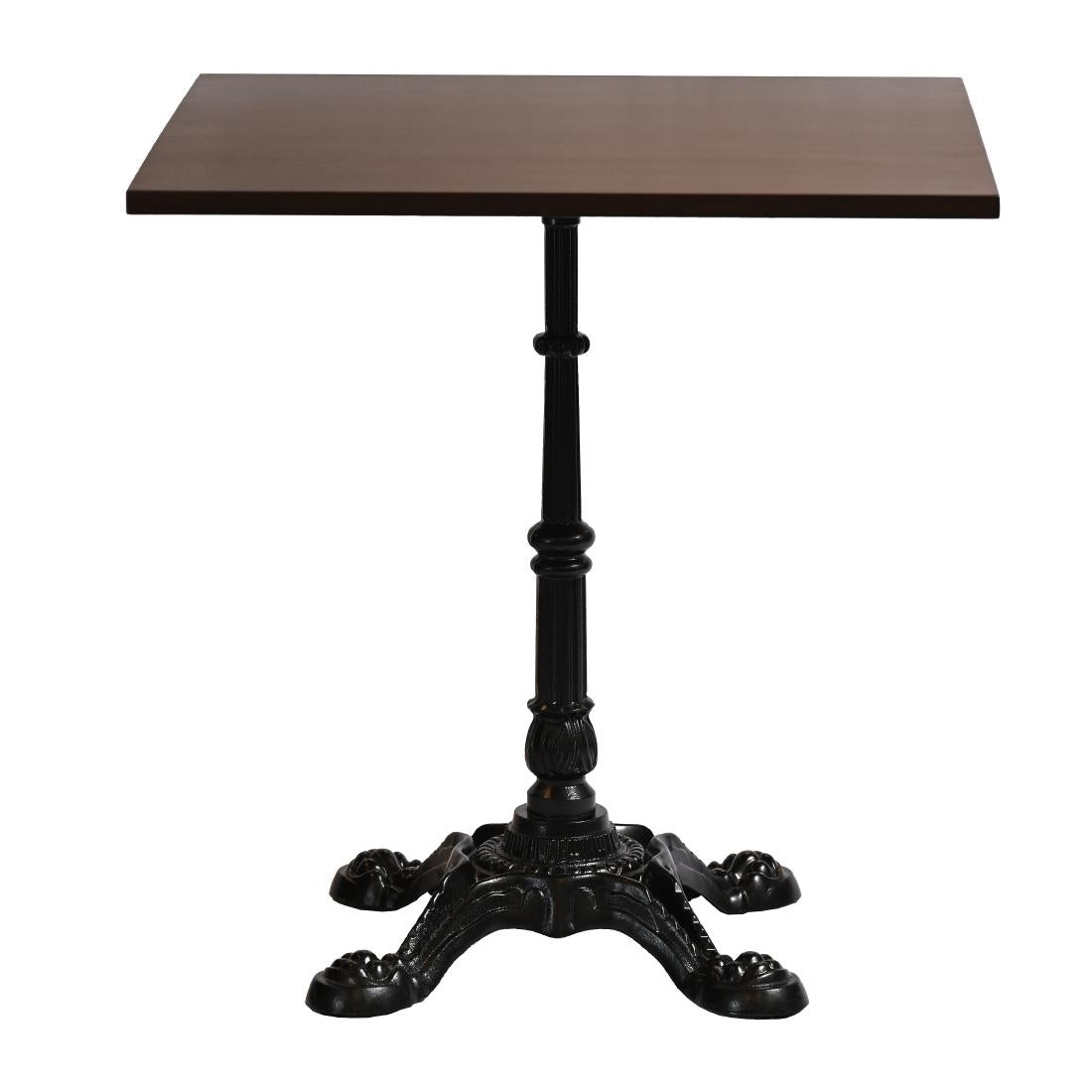 Pavia Square Dining Table Dark Walnut 700x700mm (2 Pack)