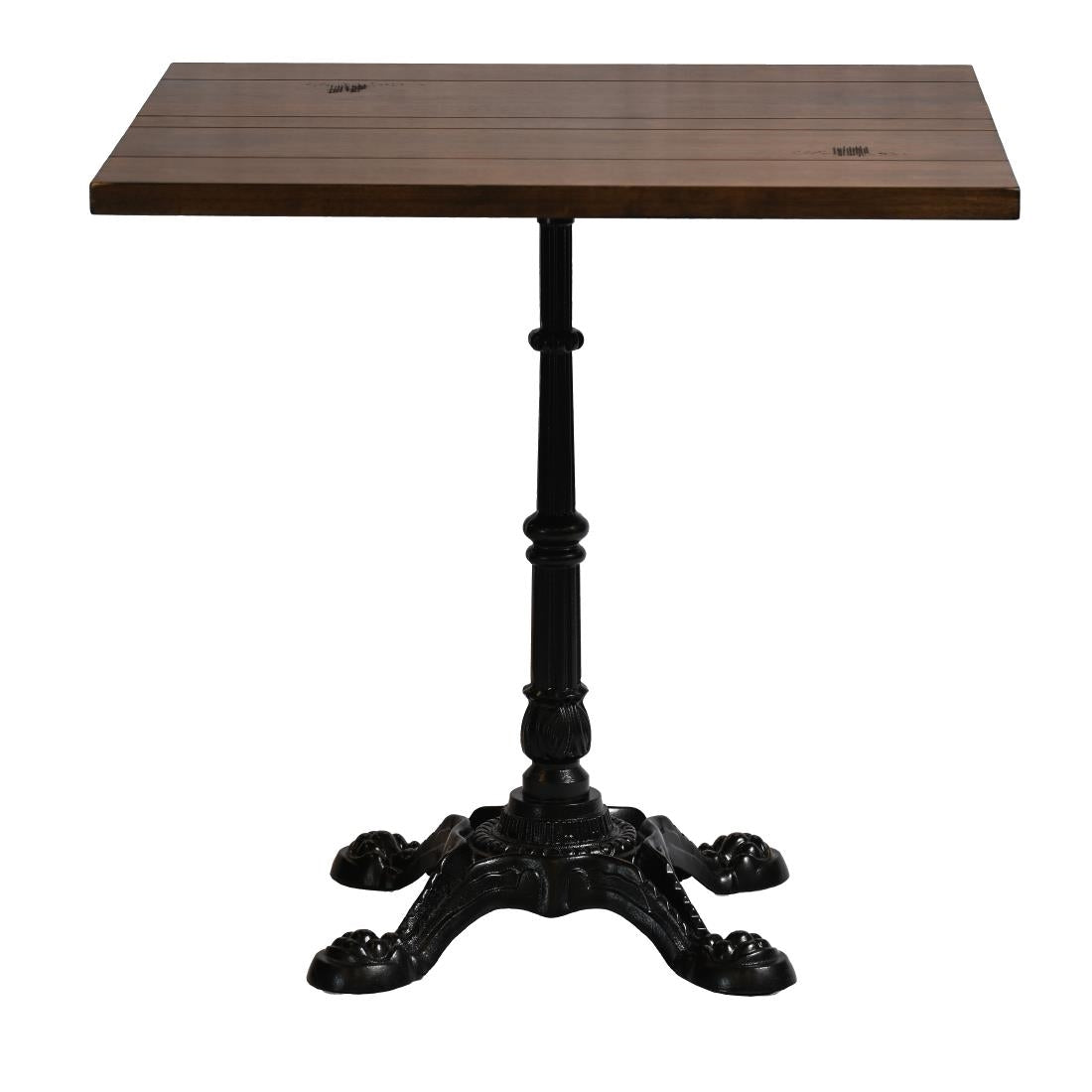 Pavia Square Dining Table Vintage Wood 700x700mm (2 Pack)