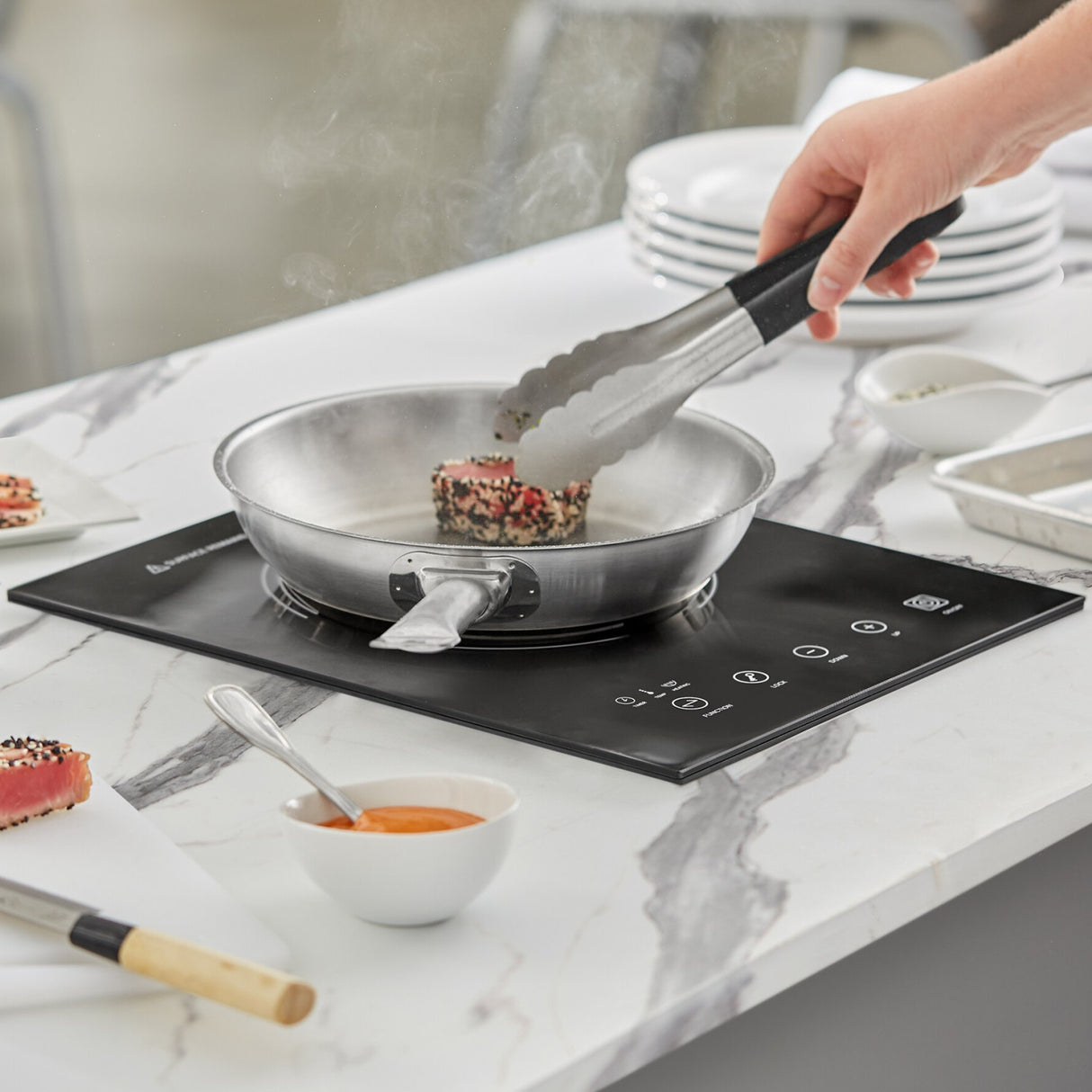 Professional Induction Warmer Drop In &Amp; Stand Alone 1k W | Ambcd108