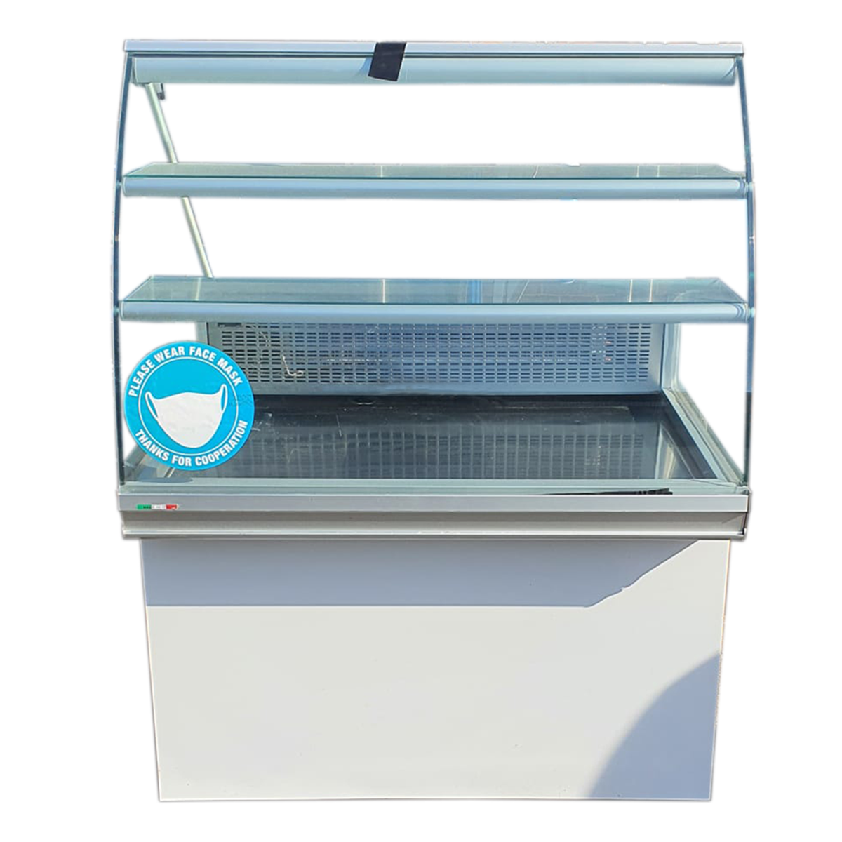 Cold Display Fridge with 2 Shelf - 105x89x138cm - Refurbished