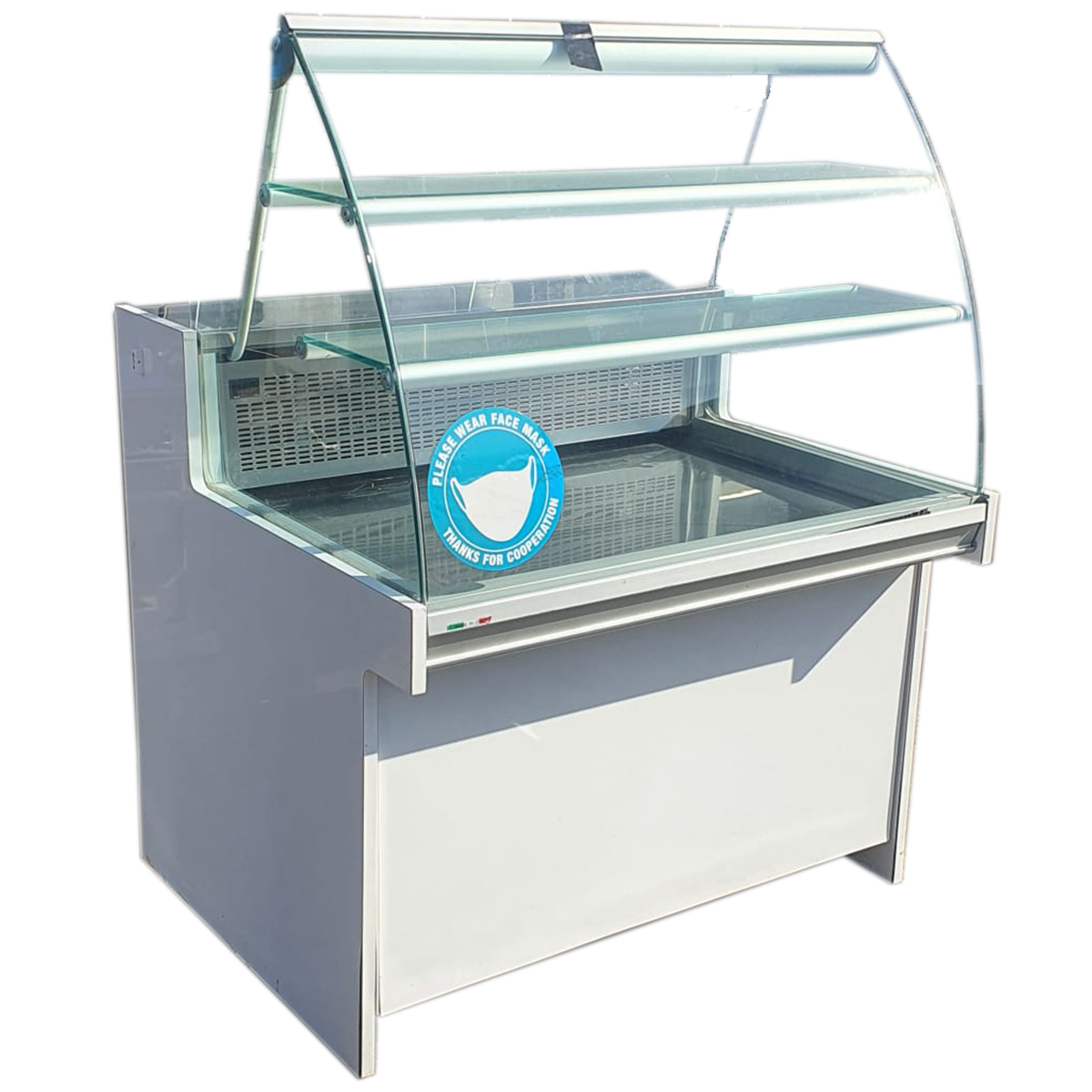 Cold Display Fridge with 2 Shelf - 105x89x138cm - Refurbished