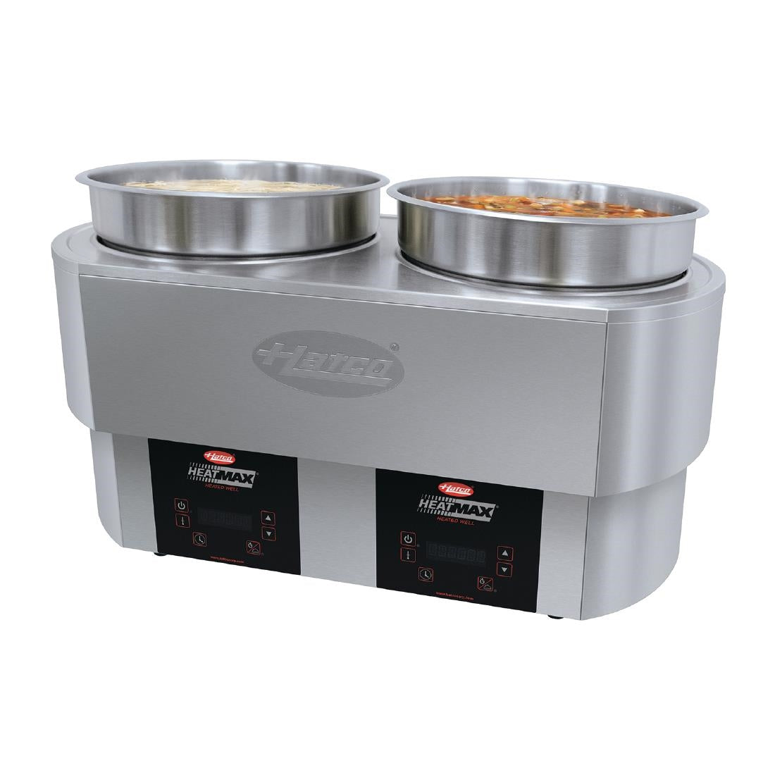 Hatco Heatmax 2x 10Ltr Round 2x10Ltr Heated Well Counter Top Double Well RHW2-2