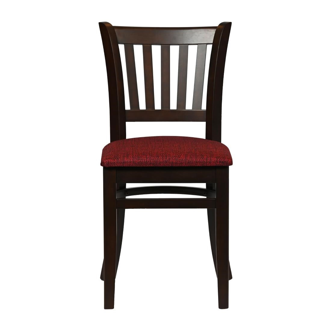 Turin Dining Table with 4 Manhattan Chairs in Dark Walnut & Shetland Scarlett
