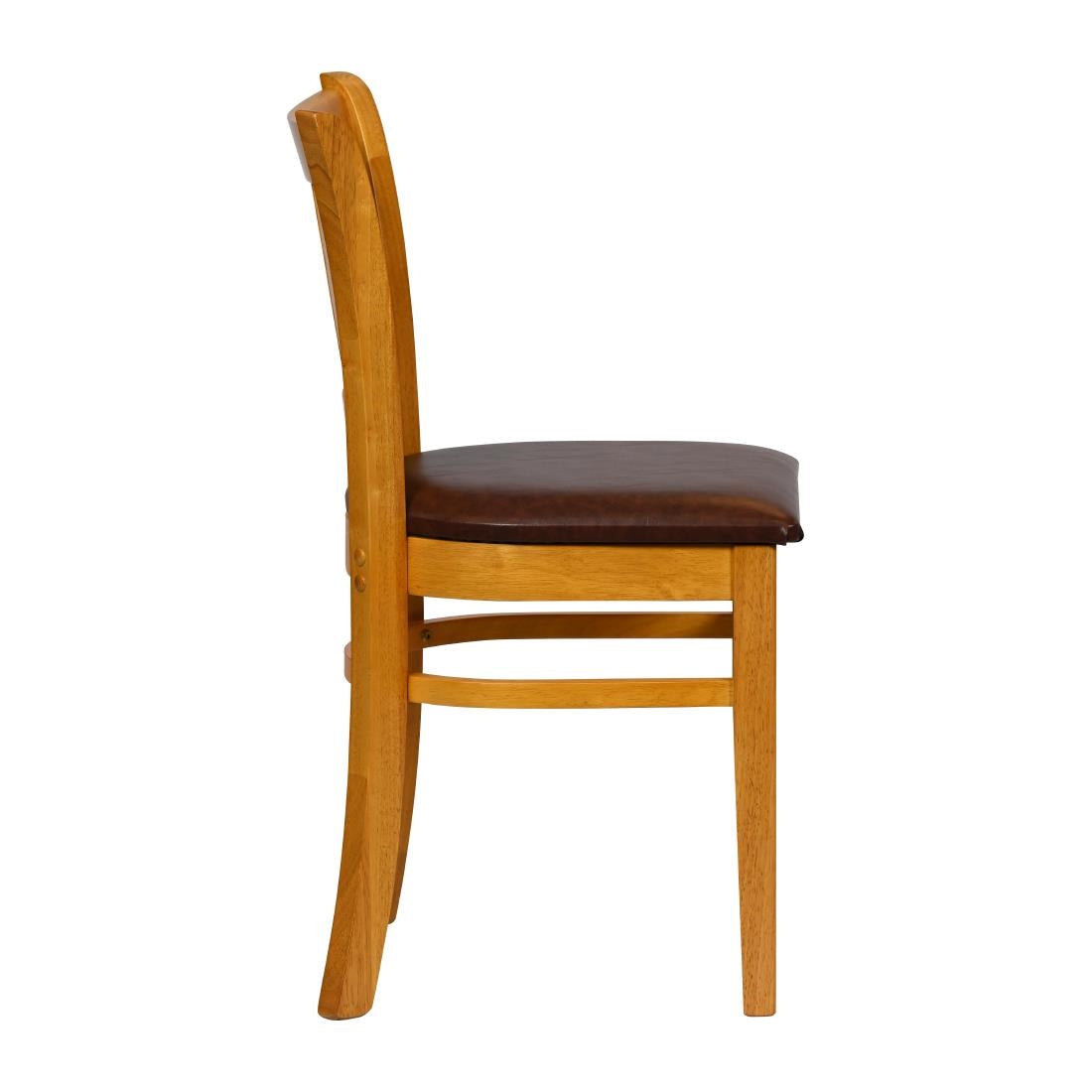 Turin Dining Table with 4 Manhattan Chairs in Soft Oak & Bison Espresso