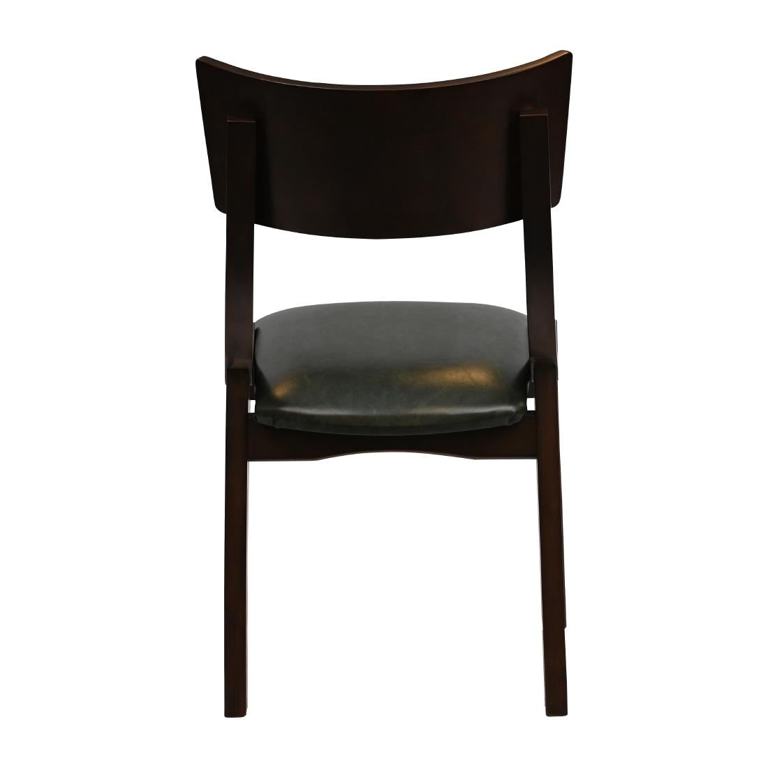 Chelsea Dining Chairs Dark Walnut with Bison Cedar Seats (6 Pack)
