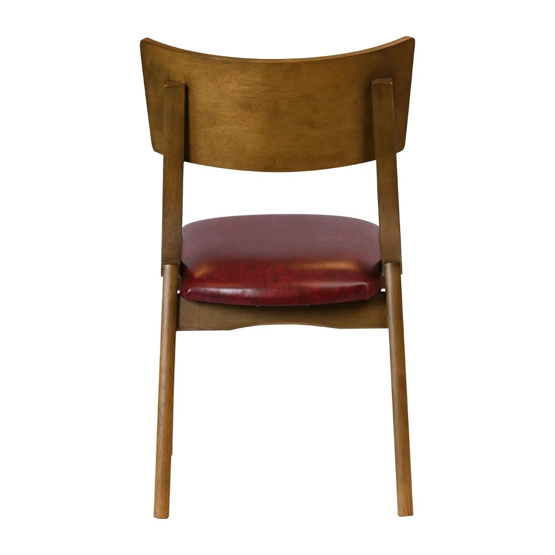 Chelsea Dining Chairs Weathered Oak with Bison Bordeaux Seats (6 Pack)