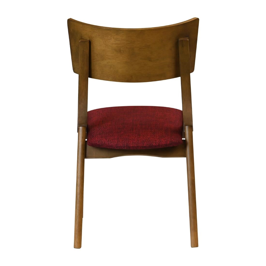 Chelsea Dining Chairs Weathered Oak with Shetland Scarlett Seats (6 Pack)
