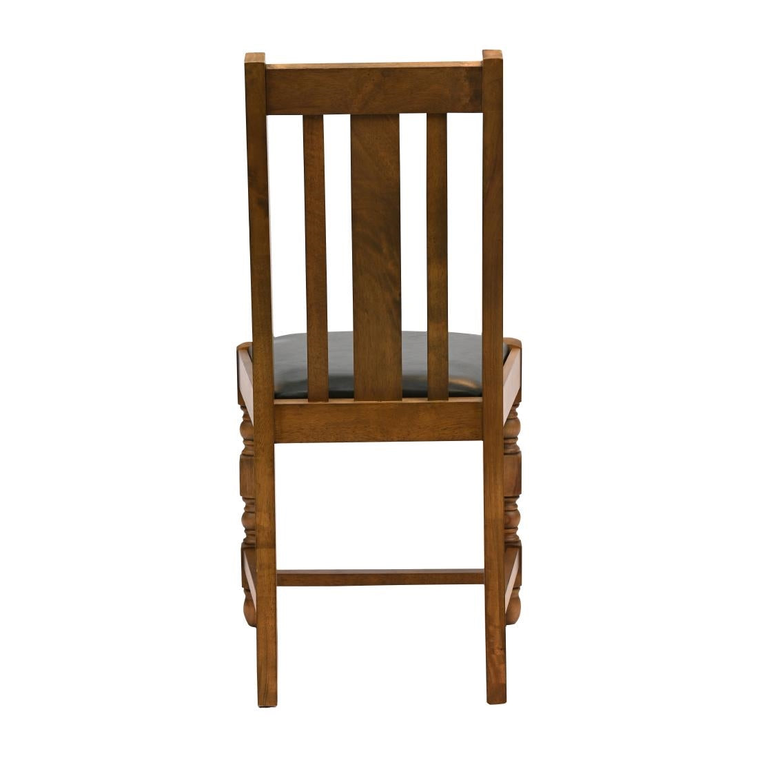 Thame Dining Chairs Weathered Oak with Bison Cedar Seat (6 Pack)