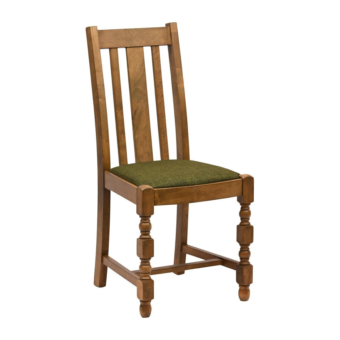 Thame Dining Chairs Weathered Oak with Shetland Forest Seat (6 Pack)