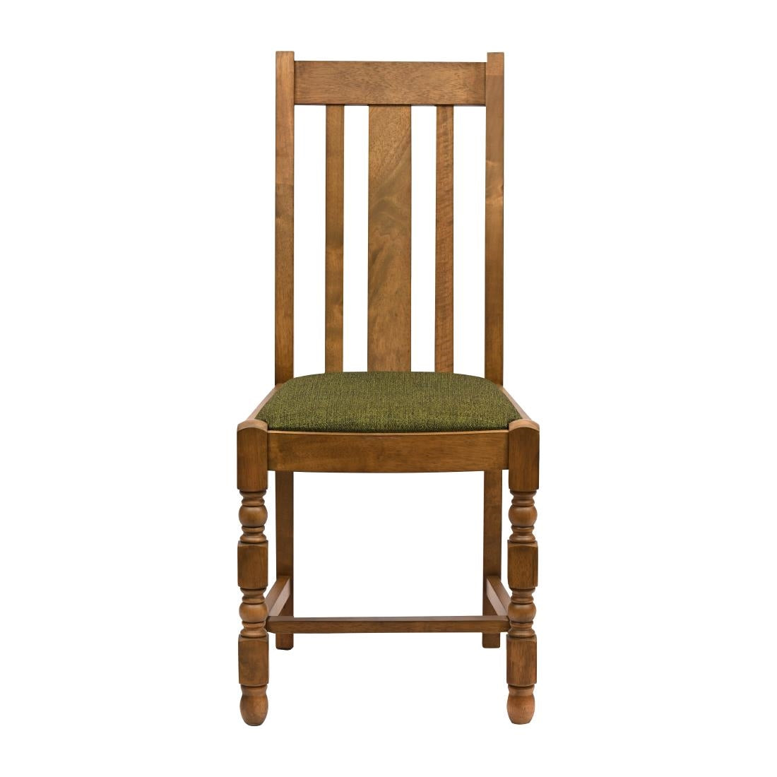 Thame Dining Chairs Weathered Oak with Shetland Forest Seat (6 Pack)