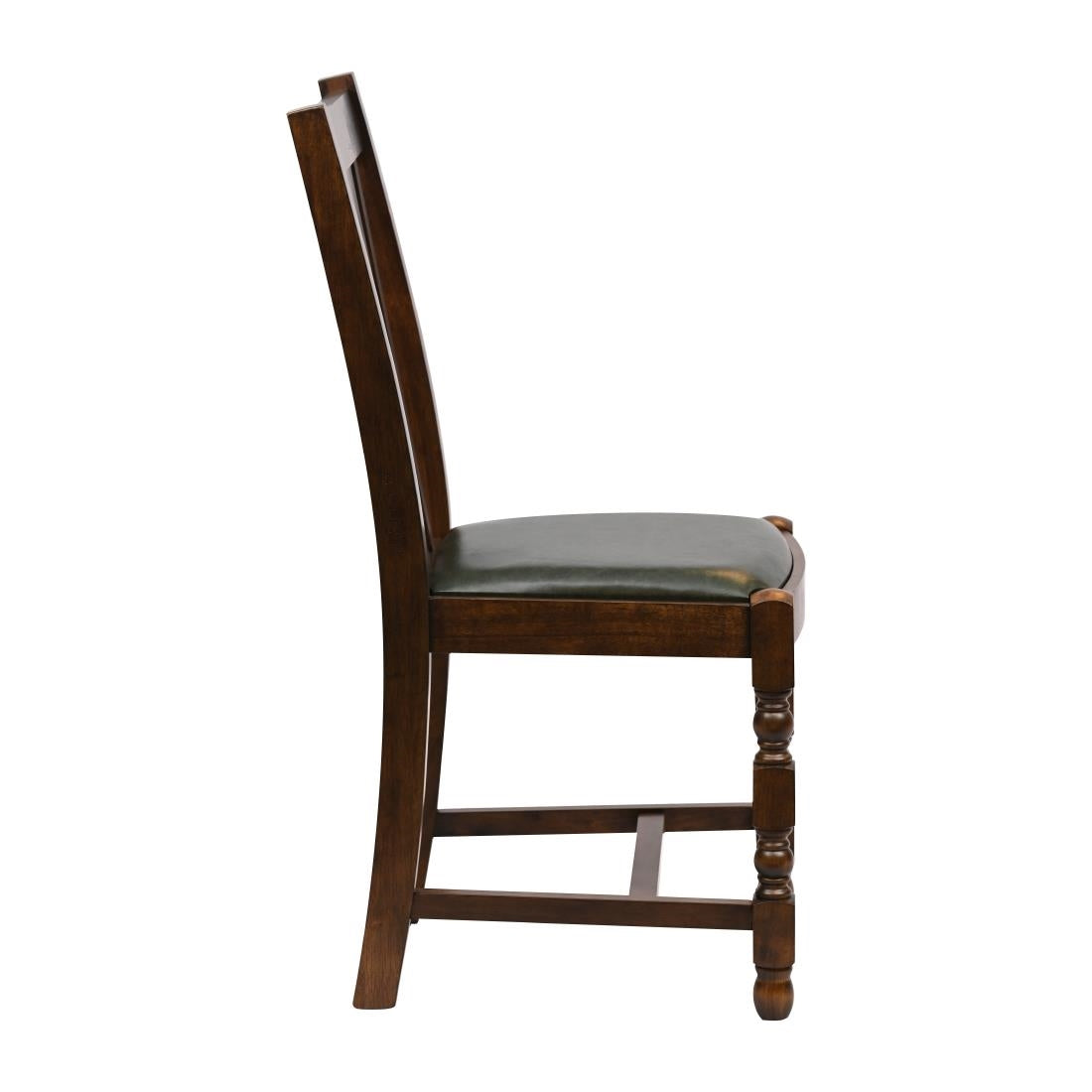 Thame Dining Chairs Vintage Wood with Bison Cedar Seat (6 Pack)