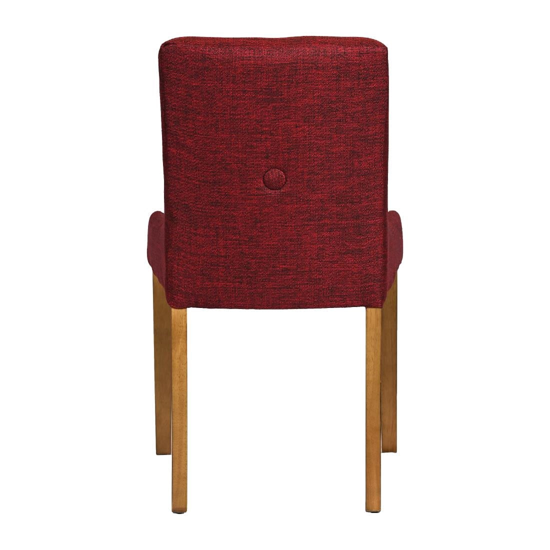 Bath Weathered Oak Dining Chairs with Scarlett Back & Espresso Seat (6 Pack)