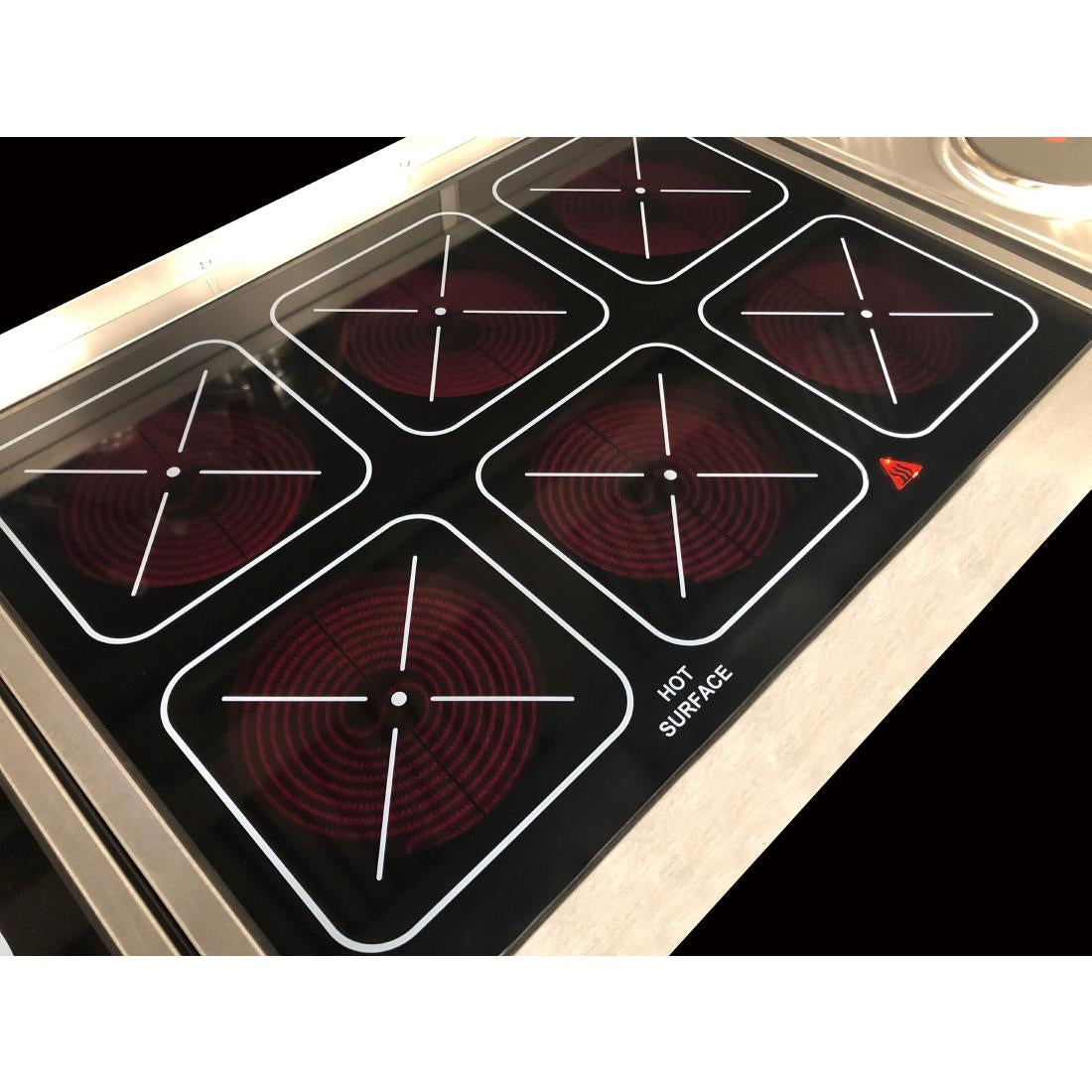 Falcon Dominator Plus Ceramic Glass Top Electric Oven Range with Feet