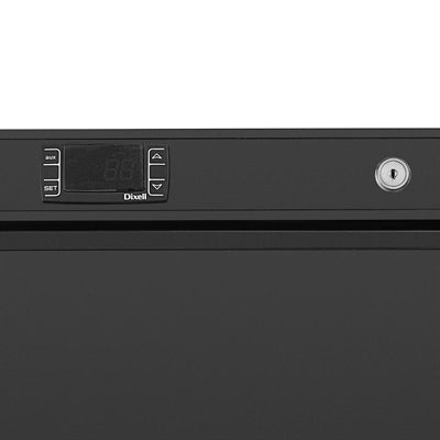 Nisbets Essentials Under Counter Fridge Black 150Ltr