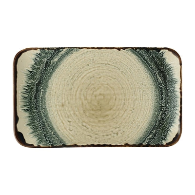 Dudson Harvest Flare Linen Organic Rectangular Plates 270x160mm (12 Pack)
