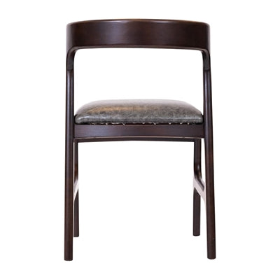 Copenhagen Dining Chairs in Dark Walnut & Bison Smoke (6 Pack)