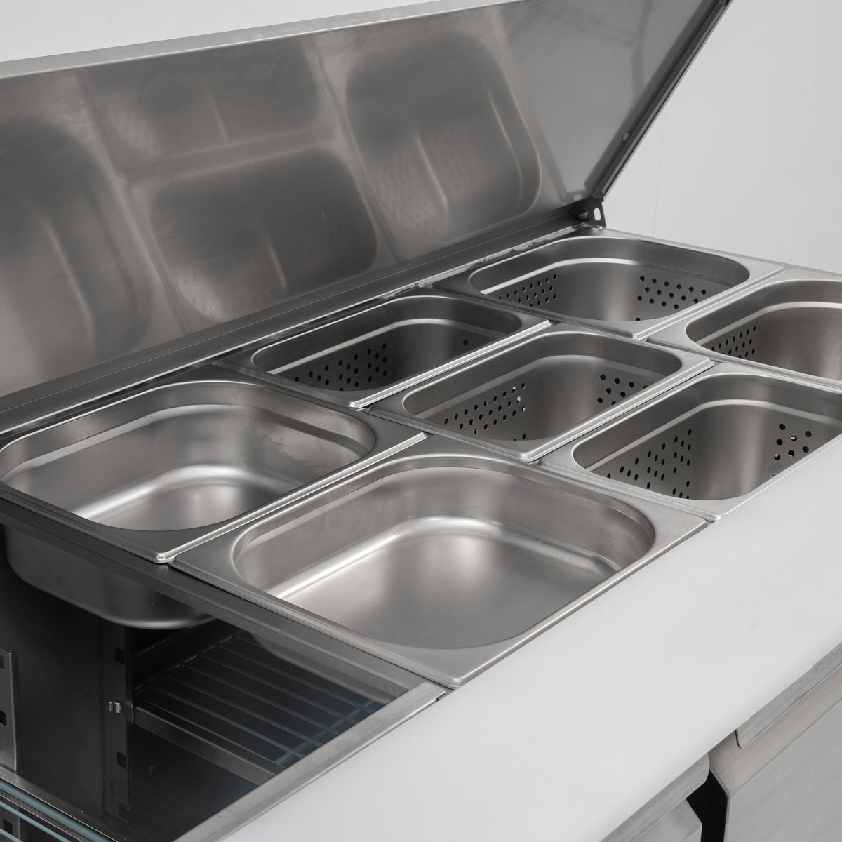 Compact Triple Door Refrigerated Saladette