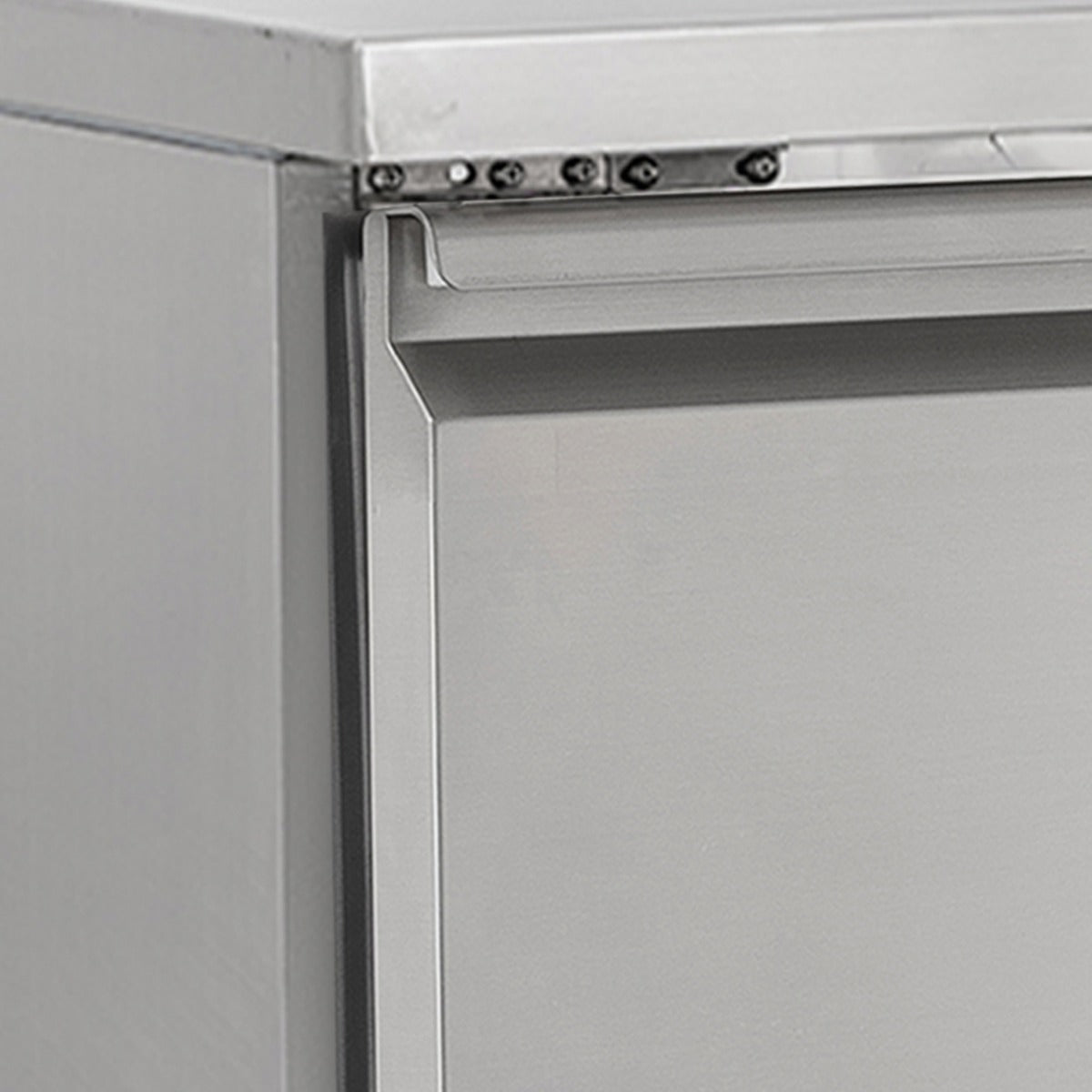 Graded 02062 Double Hinged Door Counter Refrigerator