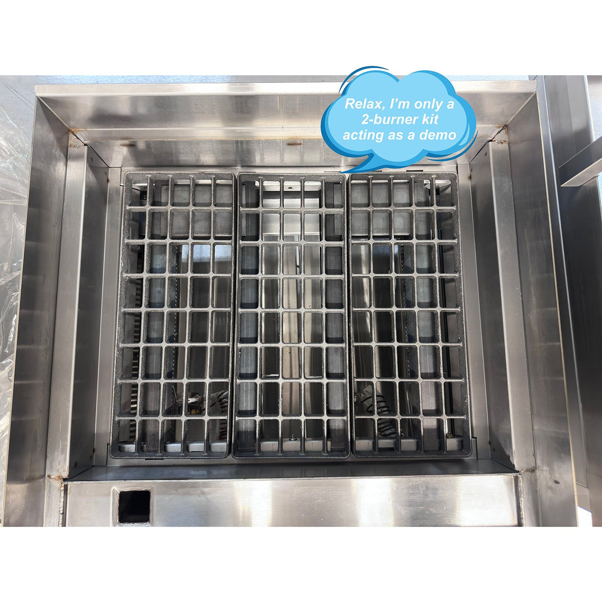 Lava Rock Conversion Kit for ECB-36SX Charbroiler 900mm