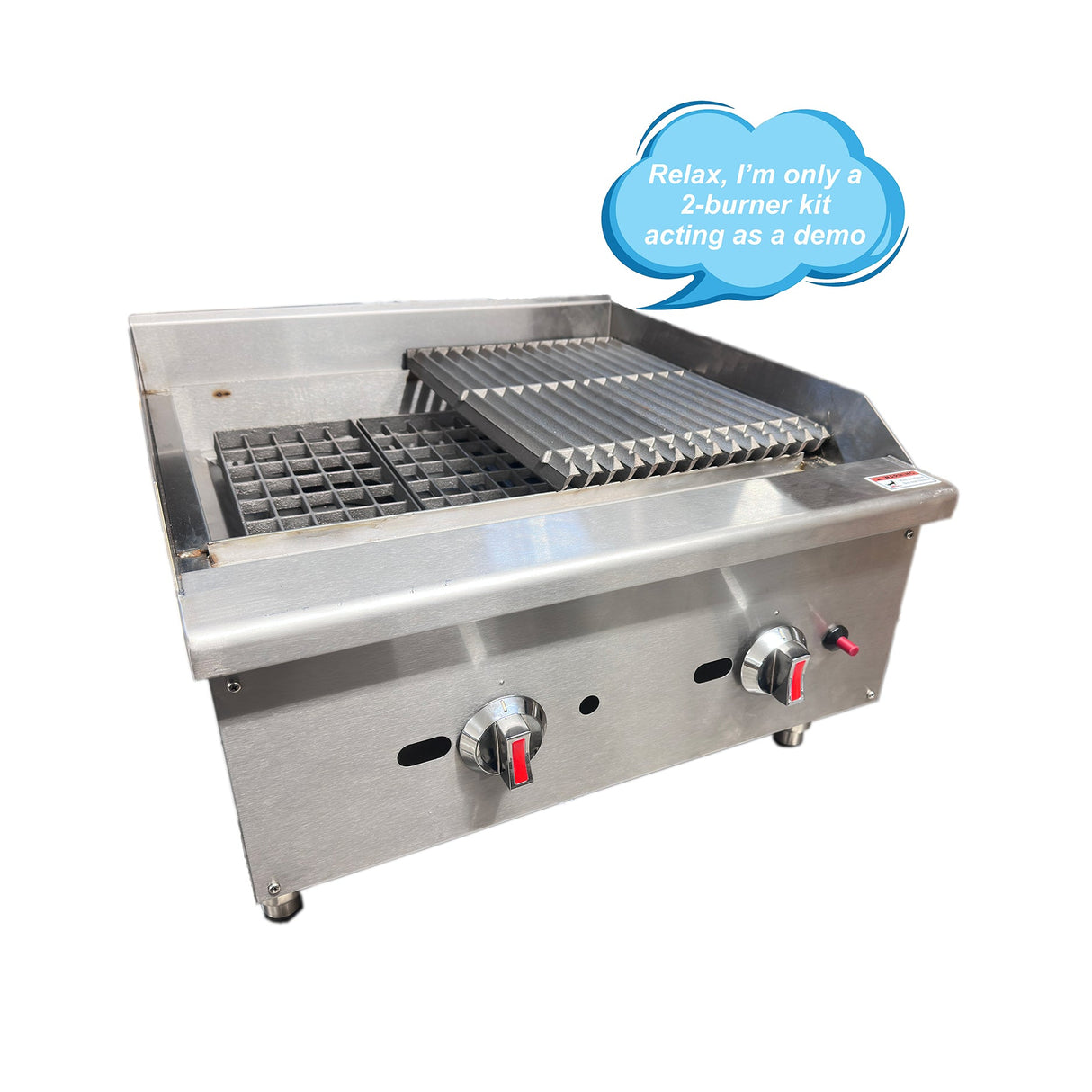 Lava Rock Conversion Kit for ECB-36SX Charbroiler 900mm