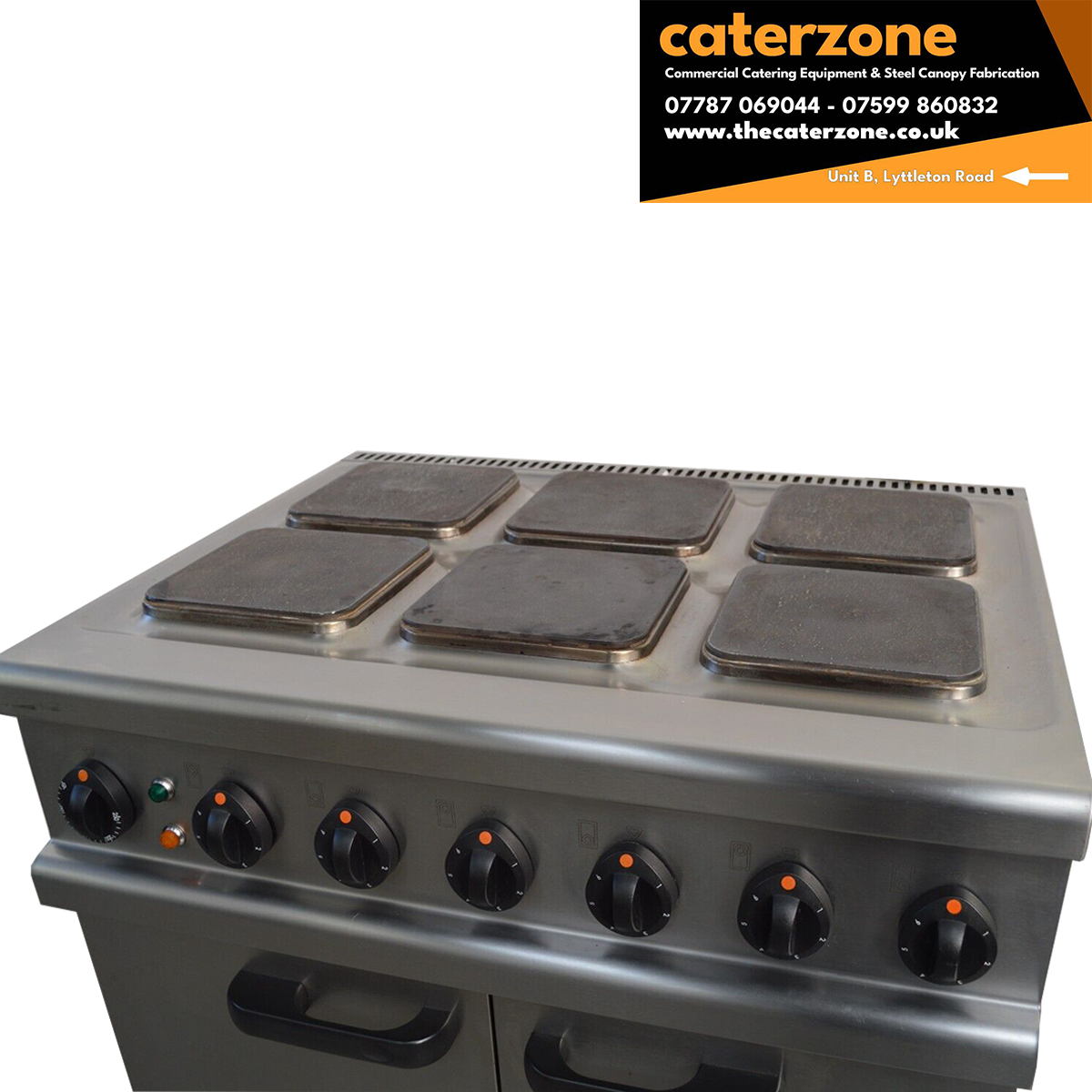 Lincat 6 hob range cooker electric - Refurbished