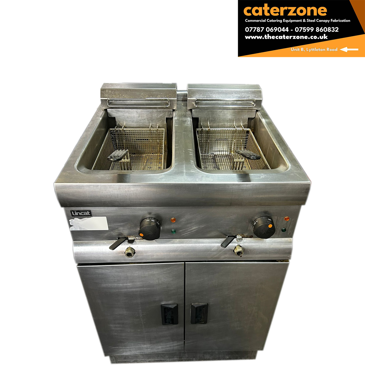 Lincat Twin Tank Twin Basket Free Standing Electric Fryer - Refurbished